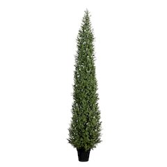 8ft. UV Resistant Artificial Boxwood Topiary Tree (Indoor/Outdoor)