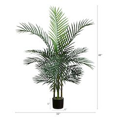 4ft. UV Resistant Artificial Areca Palm Tree (Indoor/Outdoor)