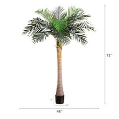 6ft. Artificial Coconut Palm Tree