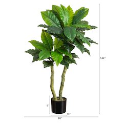 4ft. UV Resistant Artificial Bird Nest Fern Tree (Indoor/Outdoor)