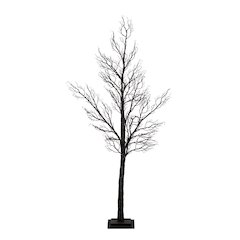 5ft. Pre-Lit Halloween Minimalist Twig Artificial Fall Tree with 240 LED Lights