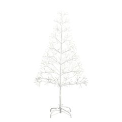 4ft. Pre-Lit Artificial White Starburst Tree with 800 Fairy LED Lights
