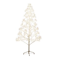 6ft. Pre-Lit Artificial White Starburst Tree with 1680 Fairy LED Lights