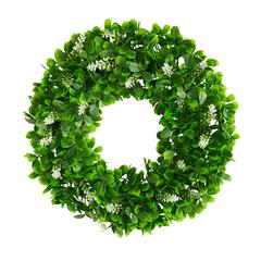 13in. Jasmine Artificial Wreath