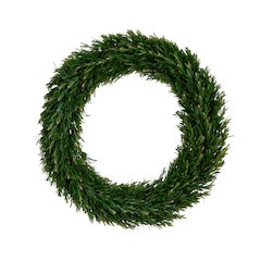 24in. UV Resistant Rosemary Artificial Wreath (Indoor/Outdoor)