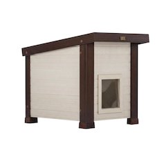 Durable Ecoflex Outdoor Cat Shelter with Rainproof Design and Easy-to-Clean