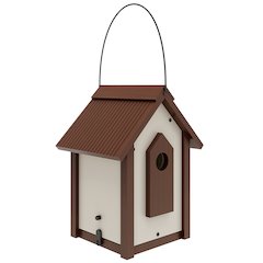 ECOFLEX Feathered Friends A-Frame Retreat Bird Feeder - Large