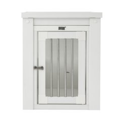 ECOFLEX® Dog Crate End Table - Antique White Small