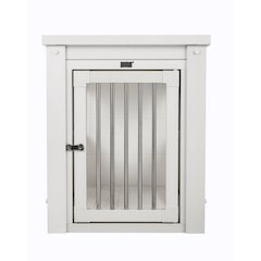 ECOFLEX® Dog Crate End Table - Antique White Medium