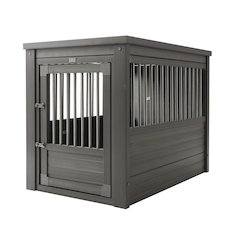 ECOFLEX® Dog Crate End Table - Grey Large