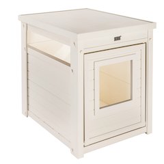 ECOFLEX® Litter Box Cover End Table - Antique White