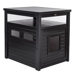 ECOFLEX® Jumbo Litter Box Cover End Table - Espresso