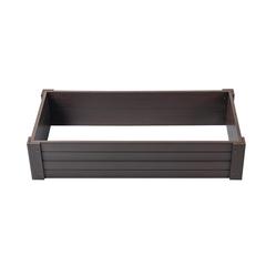 2x4 ECOFLEX Garden Bed, Walnut
