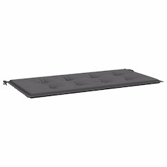 Garden Bench Cushion Anthracite Oxford fabric (100% polyester)