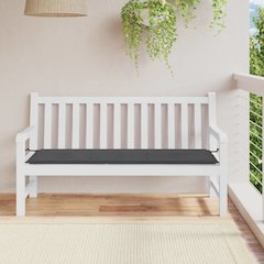 Garden Bench Cushion Anthracite Oxford fabric (100% polyester)