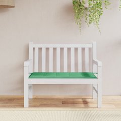 Garden Bench Cushion Green Oxford Fabric (100% Polyester)