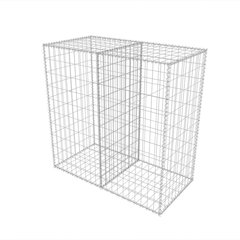 vidaXL Gabion Basket Galvanised Steel 39.4"x19.7"x39.4", 142550