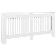 Radiator Cover White MDF 67.7"