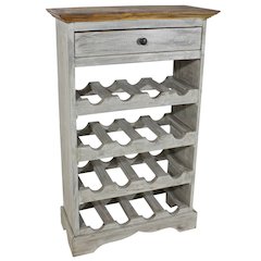 Wine Rack Solid Mahogany Wood 21.7"x9.1"x33.5"