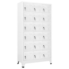Locker Cabinet Gray Sheet Metal Large Locker Cabinet