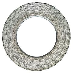 Razor Concertina Wire Galvanized Steel 1640.4'