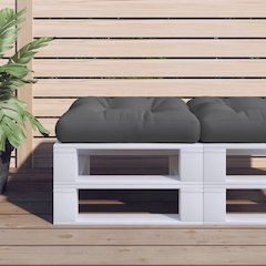 Pallet Cushion Grey 100% polyester 22.8" x 22.8" x 3.9