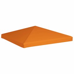 Gazebo Top Cover Orange Polyester with PVC coating 10x10 feet