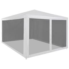 Party Tent White and black Powder-coated steel frame Large