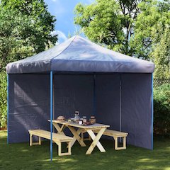 Party Tent Sidewall Blue 100% PE 118.1 x 76.8 in