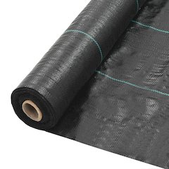 Weed Membrane Black Polypropylene 2 x 164 ft Durable