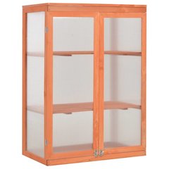 Greenhouse Wooden Wood and Polycarbonate board 29.5x18.5x42.9 in