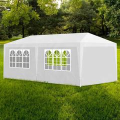 Party Tent White Polyethylene 9.8 x 19.7 ft Durable Party Tent
