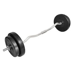 66.1 lb Curl Bar with Weights , 90373