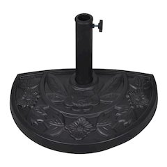 Parasol Base Black Resin, Steel Heavy duty Parasol Base