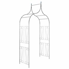 Garden Arch Dark Green Iron Large Durable Garden Arch