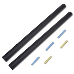 Wall Sticker Blackboard 2'x6.6' 2 Rolls with Chalks