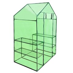 Greenhouse Transparent Green Powder-coated Steel