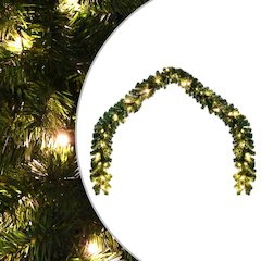 Garland Green Artificial Greenery 20m Decorative Inlays Garland