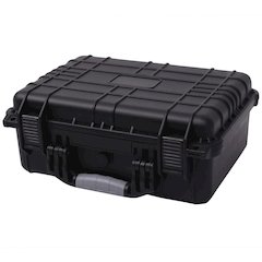 vidaXL Protective Equipment Case 16"x13"x6.9" Black, 142167