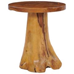 Coffee Table Natural wood Solid teak wood 15.7x15.7 in Durable