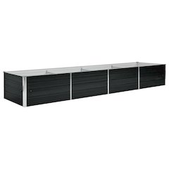 Raised Bed Anthracite Galvanized steel Large Durable Raised Bed