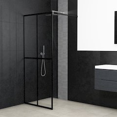 Walk-in Shower Screen Clear Tempered Glass 31.5"x76.8"