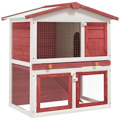 Rabbit Hutch Red and white