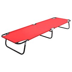 Sun Lounger Red