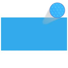 Pool Cover Blue Polyethylene Large Foldable
