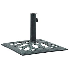 Umbrella Base Green Cast iron 26.5 lbs Durable Umbrella Base