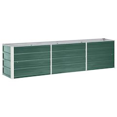 Raised Bed Green Galvanized steel Large Raised Bed Rectangular