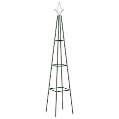 Climbing Plant Rack Set of 2 Dark green Powder-coated iron