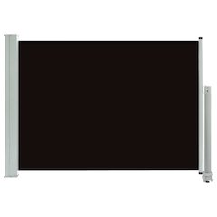 Side Awning Black and Grey Polyester with PU coating