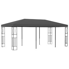 Gazebo Anthracite 100% polyester Large Durable Gazebo